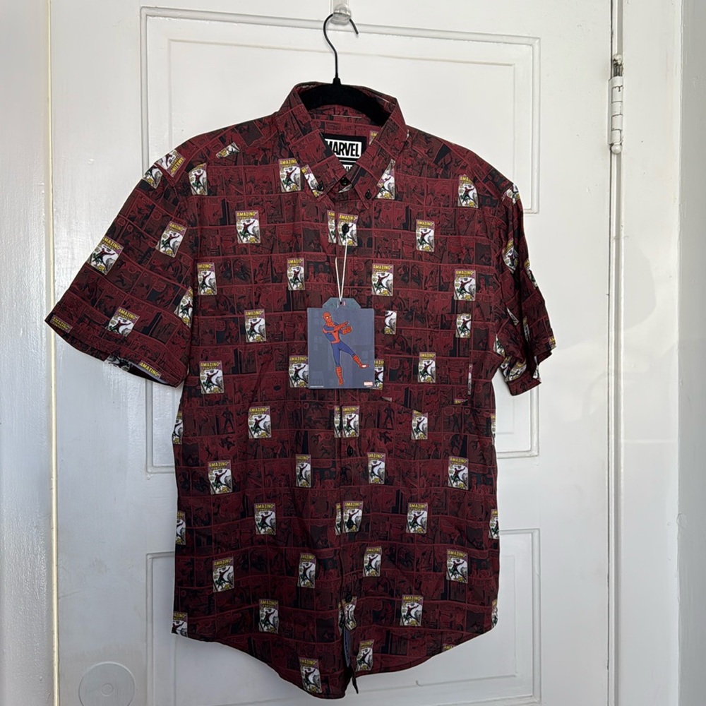 RSVLTS x Marvel spider man comic shirt